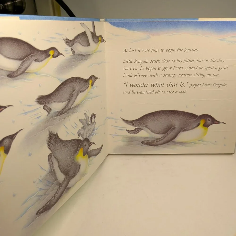 The Little Penguin hardback EMBOSSED book and Audio CD Scholastic